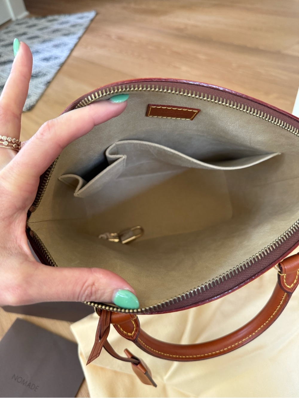 Louis Vuitton Nomad Leather Lockit Handbag - Picture 11 of 12